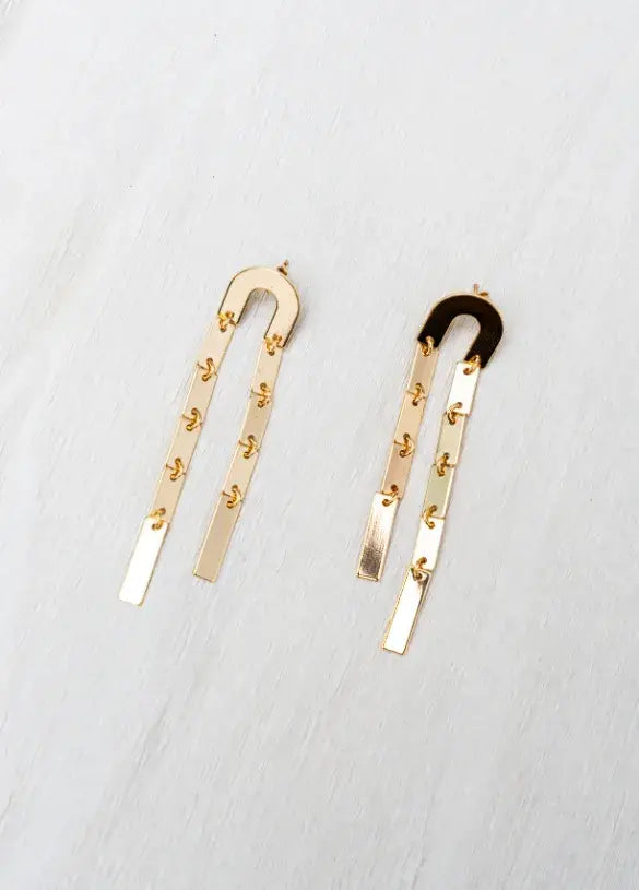 Pendientes herradura - Código once