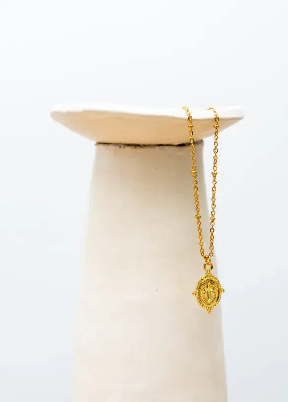 Colgante cruz medalla - Código once