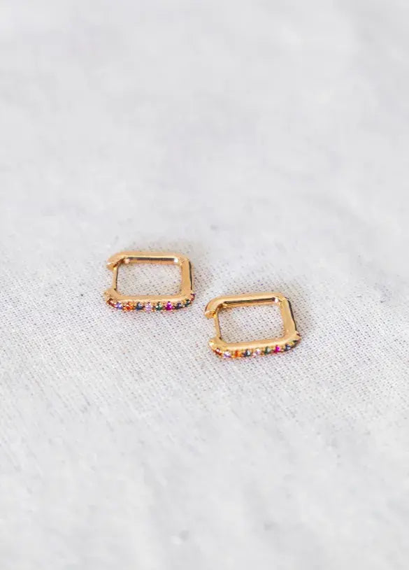 Pendientes Cuadrado - Código once