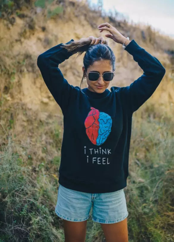 Sudadera - I think I feel - Código once
