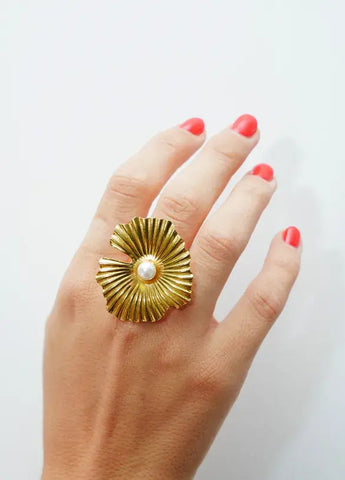 Anillo flor