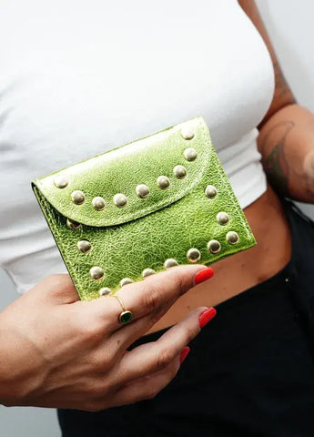 CARTERA GLOW VERDE