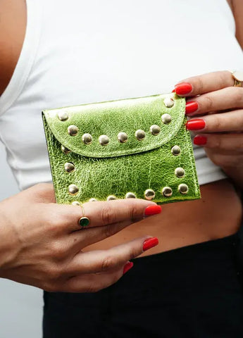 CARTERA GLOW VERDE