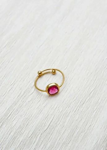 Anillo Teresa rosa