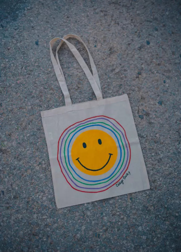 Tote bag - Rainbow smile - Código once